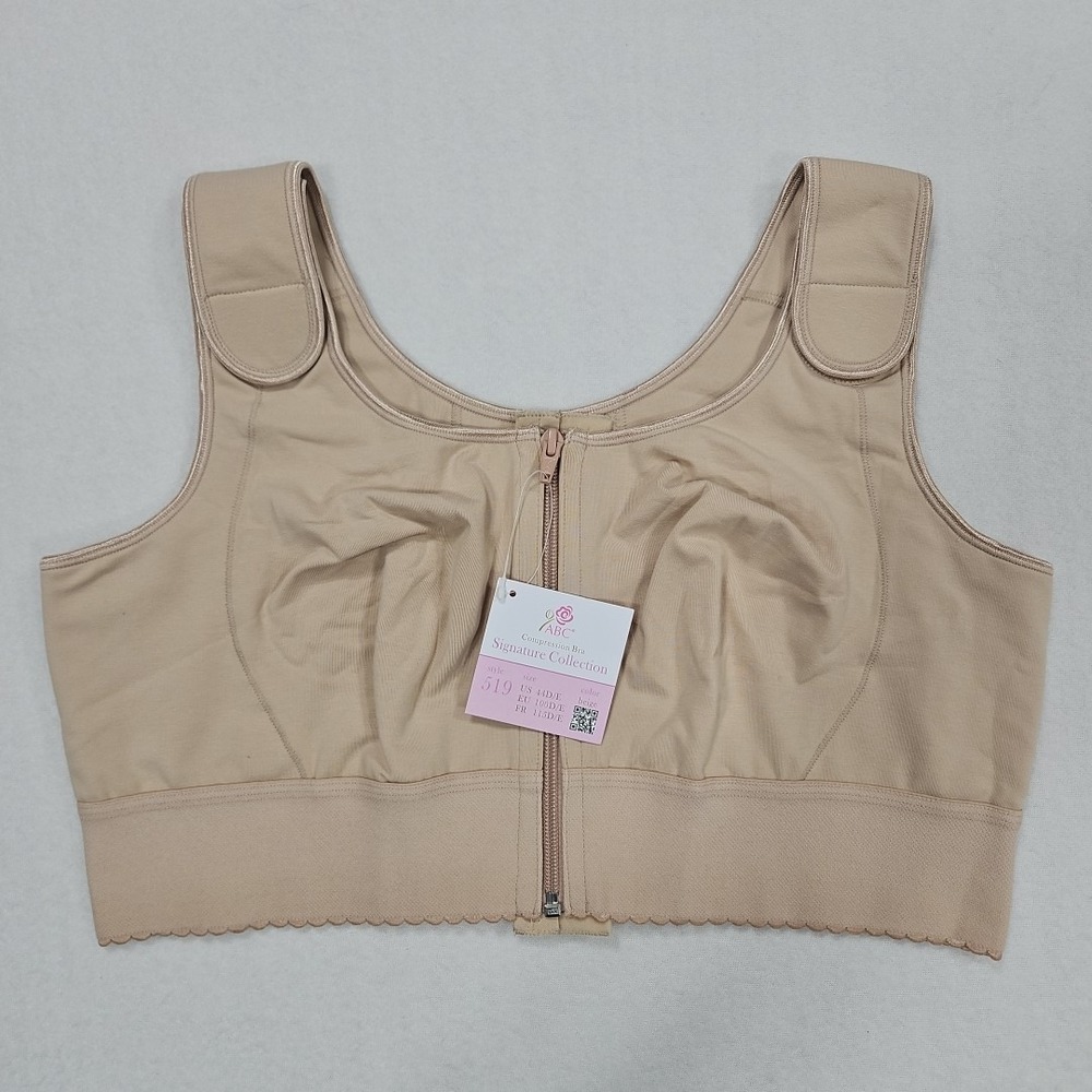 American Brest Care ABC 519 Post Mastectomy Compression Bra 44D/E Beige Wireless